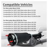 Retails for $136! Front Air Suspension Shock Absorber Struts with ADS Fit for Mercedes Benz W164 ML320 ML350 ML450 ML500 ML550 ML63 AMG 2007-2012, X164 GL320 GL350 GL450 GL550 Left/Right (With ADS)