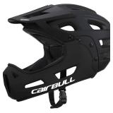 Retails for $135! Lixada Cycling Helmet for Adults Full Face Bike Helmet Adult Cycling Helmet with Detachable Chin Guard and Visor for Mountain Biking 54-61 cm