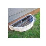 Just Cover It" UV Resistant Window Well Cover, Clear Polycarbonate Well Cover Easy Installation Rust-free Aluminum Bracing, UV-Resistant & Debris Protection Basement Window Well Covers, 40"W x 16"L