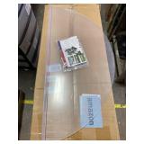 Just Cover It" UV Resistant Window Well Cover, Clear Polycarbonate Well Cover Easy Installation Rust-free Aluminum Bracing, UV-Resistant & Debris Protection Basement Window Well Covers, 40"W x 16"L