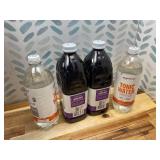 Grape Juice and Tonic Water Bottles