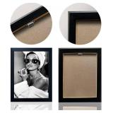 AIANHUA Black and White Lips Canvas Wall Art Old Hollywood Print Fashion Wall Art Trendy Wall Decor Girl Dorm Room Decor Woman Bathroom Pictures Artworks for Wall