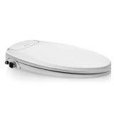 Brondell Ecoseat Plastic White Elongated Soft Close Bidet Toilet Seat