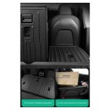 Retails for $186! Launch Rear Trunk Seat Backrest Cushion Anti-Kick Mat Car Accessories TPE Trunk Protection Pad Compatible for 2025 Tesla Model Y