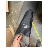 ALPHA CAMP Oversized Camping Folding Chair, Heavy Duty Support 450 LBS Steel Frame Collapsible Padded Arm Chair with Cup Holder Quad Lumbar Back, Portable for Outdoor