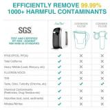Retails for $220! SimPure Y7P-BW UV Countertop Reverse Osmosis Water Filter, NSF/ANSI 58 Certified, 5 Stage RO Water Filtration System, Water Purifier for Home, 4: 1 Pure to Drain, BPA Free (No Instal