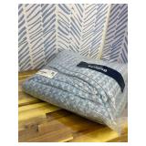 Bedsure Cooling Cotton Waffle Oversized King Blanket - Lightweight Breathable Rayon Derived from Bamboo for Hot Sleepers, Luxury Throws for Bed and Sofa, Sky Blue, 120x96 Inches