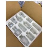 Set of 12 Glass Bud Vase Set, Small Vintage Clear Flower Vase Centerpieces for Table Bulk Cute Rustic Style Mini Vase for Home Decor Wedding Baby Shower Birthday Party