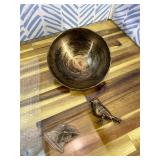 SUNNYPARK Bird Bath with Trellis Outdoor, Antique Garden Iron Plant Trellis with Decorative Dragonfly Detachable Bird Bath Bowl Metal Potted Plant Support for Climbing Flowers