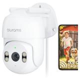blurams 2K Outdoor Camera Wired, 5GHz/2.4GHz Wi-Fi Cameras for Home Security Outside with 360 PTZ, Color Night Vision, Motion Detection Tracking, Two-Way Audio, IP66 Weatherproof, Works with Alexa