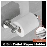 10pcs Bathroom Hardware Set, Brushed Nickel Bathroom Hardware Set, Including 16" Hand Towel Bars, Toilet Paper Holders, Towel Rings, Robe Towel Hooks