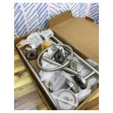 10pcs Bathroom Hardware Set, Brushed Nickel Bathroom Hardware Set, Including 16" Hand Towel Bars, Toilet Paper Holders, Towel Rings, Robe Towel Hooks