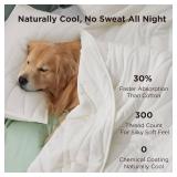 Bedsure Cooling Quilt - Cooling Comforter Queen Size, Moisture-Wicking and Silky Soft for Hot Sleepers and Night Sweats, Luxury Tencel Lyocell Cotton Bedspread, Lightweight & Breathable Cloud Quilt