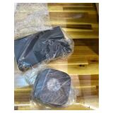 3-Lights Bathroom Vanity Light Fixtures, Modern Black Vanity Lights Over Mirror with Clear Glass Shade for Bathroom, Wall Mounted Lamp for Bedroom Hallway Living Room