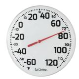 La Crosse Technology 8-in. Round Dial Thermometer