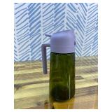 TrendPlain - Original 16oz/470ml Olive Oil Dispenser Bottle for Kitchen Gadgets and Air Fryer Accessories - Olive Oil Sprayer for Cooking w/Stickers - Lilac