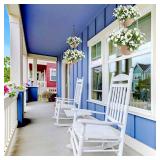 BeneLabel Wall Mount Ceiling Hooks with Safety Buckle - Plant Hanger Hooks - Outdoor Hanging Brackets for Hanging Plants, Lights, Wind Chimes & More - Rust Proof and Wind Proof