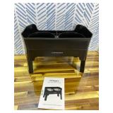 URPOWER 3-in-1 Elevated Dog Bowls - Mess Proof Double Deck 4 Height Adjustable Raised Stand with 2 Stainless Steel Food Bowls & Licking Plate for Small, Medium & Large Dogs