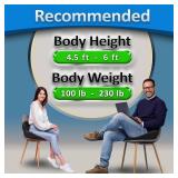 Ergonomic Memory Foam Seat Cushion for Office Chair, Car Seat, Gaming Chair, Dining Chairs| Sciatica, Tailbone & Coccyx Pain and Pressure Relief | Lumbar & Lower Back Support | Orthopedic Design