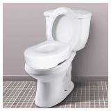 Carex Raised Toilet Seat - White