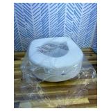 Carex Raised Toilet Seat - White