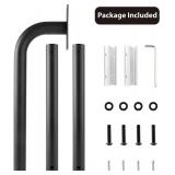 Universal Heavy Duty Aluminum 66 Height Burial Gooseneck Pedestal Post Gate Opener Wired Wirelss Keypad Mount, Compatible with Ghost Controls Mighty Mule CO-Z Topens Keypad