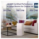 Retails for $264! LEVOIT Air Purifiers for Home, Large Room Up to 2933 Ft With HEPA Sleep Mode, AHAM VERIFIDE, Smart WIFI, PM2.5 Monitor, 3-in-1 Filter For Smoke, Pet Allergies, Dust, Alexa Control, C