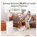 Retails for $264! LEVOIT Air Purifiers for Home, Large Room Up to 2933 Ft With HEPA Sleep Mode, AHAM VERIFIDE, Smart WIFI, PM2.5 Monitor, 3-in-1 Filter For Smoke, Pet Allergies, Dust, Alexa Control, C