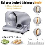 Retails for $120! Meat Slicer, CUSIMAX Electric Deli Food Slicer with Two 7.5