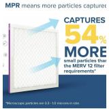 Filtrete 16x30x1 AC Furnace Air Filter, MERV 12, MPR 1500, CERTIFIED asthma & allergy friendly, 3 Month Pleated 1-Inch Electrostatic Air Cleaning Filter, 2-Pack (Actual Size 15.81x29.81x0.78 in)