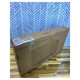 Storage Basket with Lid Rattan, Woven Storage Baskets with 2 Separate Lids, 17.2 Gallon (65 L), 22.2 x 13 x 13.8 Inches, Foldable, 2 Removable Liner Bags Handles for Bedroom, Laundry Room Gray