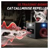 Retails for $162! High Power Ultrasonic Mouse Repellent, Plug-in and Bionic Cat-Call Rodent Detterent, Pest Repellent for Buildings, Garages, Attics, Warehouse, Restaurant, Supermarket, Coverage up to