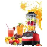 Professional High Speed Blender for Shakes and Smoothies,Home Commercial Countertop Food Processor,2500W 9525 Pure Copper Motor,Double Bearing Blades