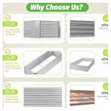 Retails for $115! 2 Pack 6x3FT Tall Galvanized Raised Garden Bed Outdoor,Metal Garden Bed for Vegetables,Steel Raised Beds for Gardening,Above Ground Garden Box for Flower-H2M