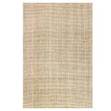 Hiro Hand Woven Chunky Jute Ivory 4 ft. X 6 ft. Area Rug