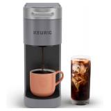 Keurig K-Slim + ICED Single-Serve Coffee Maker, Brews 8 to 12oz. Cups, Gray (Renewed)
