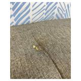 GORILLA GRIP Slip Resistant Tufted Chair Cushions, No Ties Required, Set of 6 Memory Foam Pads for Dining Room Kitchen Table, Office, Rocking Chairs, Plush Seat Cushion Pad, Home Decor, 16x17, Gray