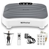 Vibration Plate Exercise Machine, Power Waver Vibration Plate Platform for Lymphatic Drainage Whole Body Vibration Plate Machine Helps Weight Loss Shaping 330lbs