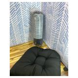 Wicker Chair Cushions, Waterproof Outdoor Loveseat Cushions for Patio Furniture, 3 Pieces Wicker Furniture Cushions, 1 Loveseat and 2 U-Shaped Cushions, Black