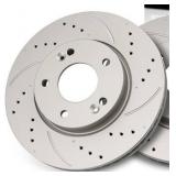 Torchbeam 31543 Drilled and Slotted Disc Brake Rotor Fit for 2012-2014 F-orte5, 2010-2013 Forte 2.0L, 2010-2011 Soul 2.0L. 1pcs Front Disc Brake Rotor