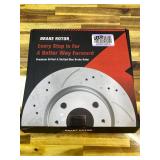 Torchbeam 31543 Drilled and Slotted Disc Brake Rotor Fit for 2012-2014 F-orte5, 2010-2013 Forte 2.0L, 2010-2011 Soul 2.0L. 1pcs Front Disc Brake Rotor