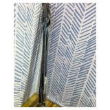 U.S. Art Supply 66" High Showroom Black Aluminum Display Easel and Presentation Stand, Adjustable Floor and Tabletop Use