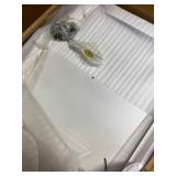 Retails for $160! Royxen Washer and Dryer Pedestals Heavy Duty Metal Laundry Pedestal 29", Washer Dryer Pedestal Extra Big Screws for Anti-Vibration, Basket Shelf, 800lbs Capacity, White