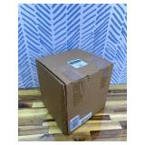 8.25 in. Matte Black Hourglass Vase, Ceramic