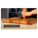 Ironwood Gourmet 28218 Square Charleston End Grain Chef