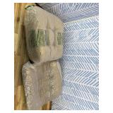 downluxe Chair Cushions for Dining Chairs 4 Pack, Tufted Indoor Chair Pads with Non-Slip Bottom, U-Shaped Kitchen Chair Cushions, 17"x17"x4", Khaki