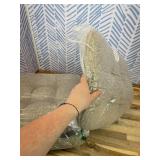 downluxe Chair Cushions for Dining Chairs 4 Pack, Tufted Indoor Chair Pads with Non-Slip Bottom, U-Shaped Kitchen Chair Cushions, 17"x17"x4", Khaki