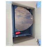 GILLAS Ironing Board with 2 Tier Storage Basket, Movable Ironing Board Full Size for Iron Rest & Clothes, Tabletop Ironing Boards, Ironing Stand Iron Boards Ironing Table Rustic