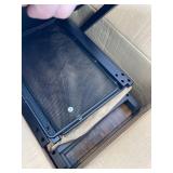 GILLAS Ironing Board with 2 Tier Storage Basket, Movable Ironing Board Full Size for Iron Rest & Clothes, Tabletop Ironing Boards, Ironing Stand Iron Boards Ironing Table Rustic