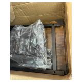 GILLAS Ironing Board with 2 Tier Storage Basket, Movable Ironing Board Full Size for Iron Rest & Clothes, Tabletop Ironing Boards, Ironing Stand Iron Boards Ironing Table Rustic